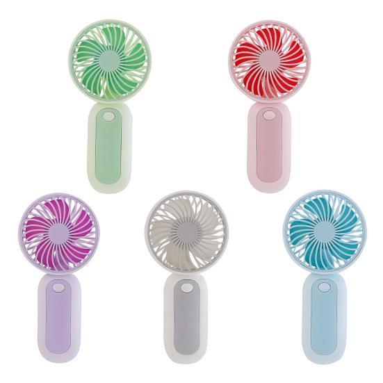 Portable Handheld Fan Low Noise Adjustable Wind Speed Small Fan Lightweight Compact Personal