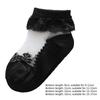 Baby Girl Socks Lace Stockings Summer Short Socks Non-Slip Kids Spring Socks Infant Breathable See Through Vintage Socks S-XL