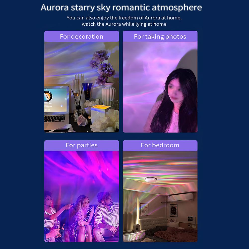 Galaxy Star Led Projector 7 Modes Night Light for Bedroom Remote Control for Room Decor Christmas Camping Lights Bedroom