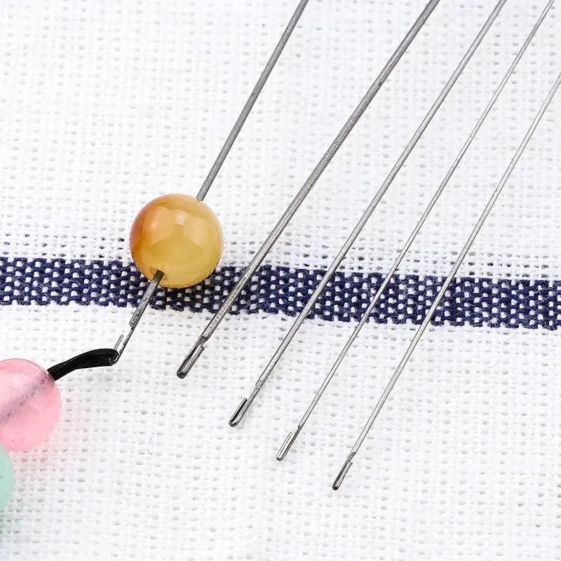 5pcs/lot Super Long Stainless Steel Beading Needles Easy Jewelry Making Tools Beading Pins for Beading DIY Jewelry Making 27CM
