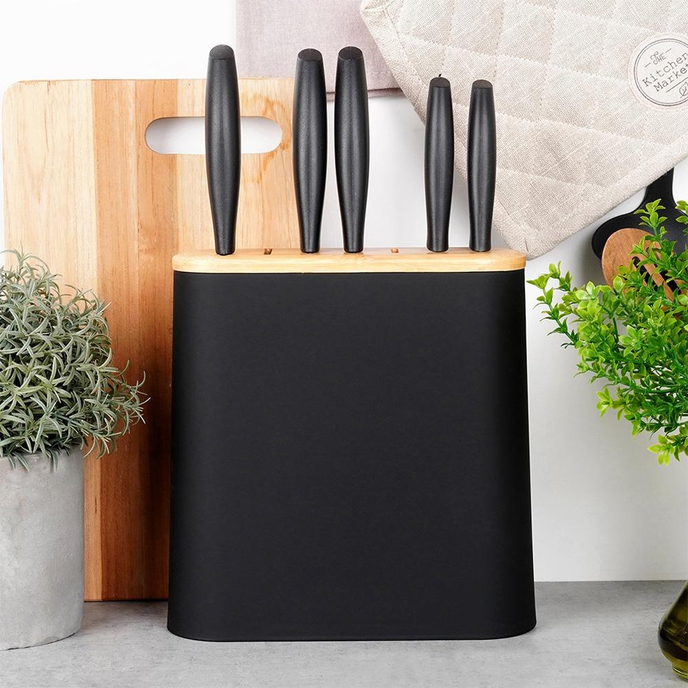 Kitchen Knife Stand Black Kitchen Knife Block Universal Kitchen Knives