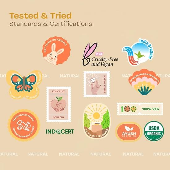 Maate Kids Foaming Face Wash (100 Ml) | With Ayurvedic Herbs Holy Lotus & Mulberry | Cleanses & Purifies Facial Skin | Baby Face Wash 3-12 Years