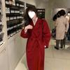New Classic Double-breasted Woolen Coat In Autumn and Winter, Long Woolen Coat Woman