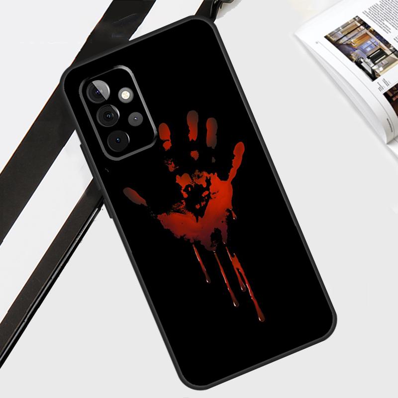 Bloody Hand Case For Samsung Galaxy A54 A34 A14 A56 A36 A26 A16 A06 A12 A22 A32 A52 A13 A53 A15 A35 A55