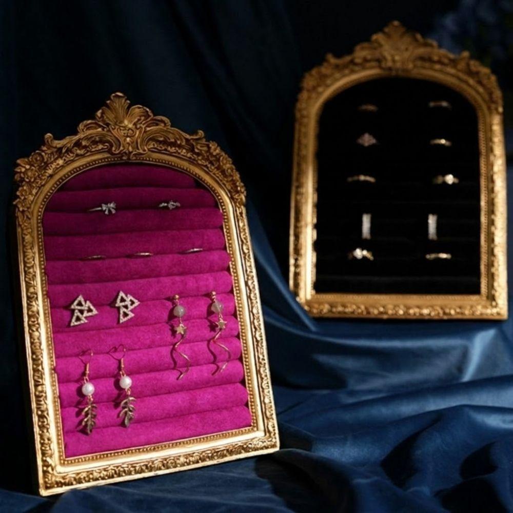 Picture Frame Shape Picture Frame Jewelry Storage Shelf Jewelry Photography Props Boutique Storage