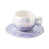 Shangqi Creative Gradient Ceramic Coffee Cup and Saucer Set