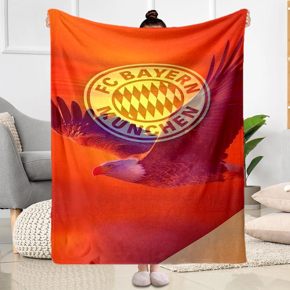 Bayern Munich Blanket Ultra-Soft Perfect for Seaside Bedding Bed All-Season Use Stylish Decor Gift for Travel Home Birthdays
