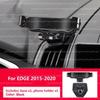 Gravity Car Accessories Phone Holder For Ford Edge 2015- Not Block Vent Paired With A Special Bracket Base Rotatable