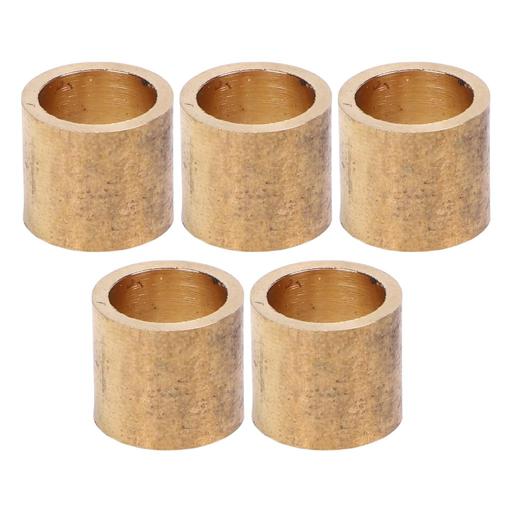 5PCS Billiard Cue Tip Copper Hoops 10.2mm Billiard Replacement Ferrule Snooker Pool Cue Tips for Cue Stick