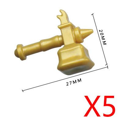 MOC Building Block Medieval Solider Knight Figures Toy Weapons Accessories Sword Axe Bow Sword Ten Spear Crossbow Mini Bricks