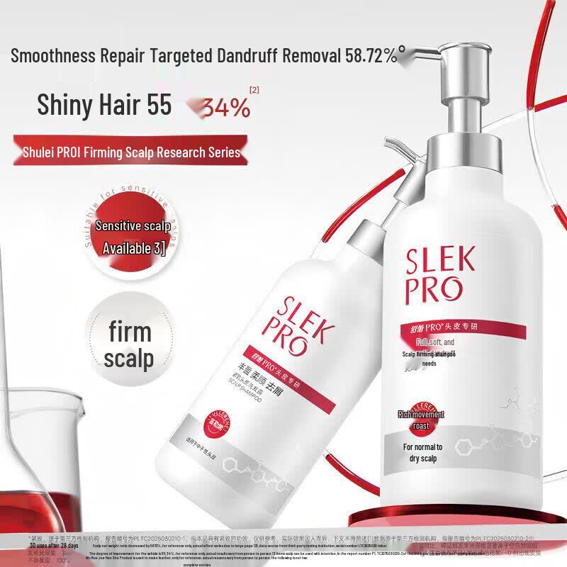 Slek PRO Scalp Tightening Smooth Dandruff Shampoo