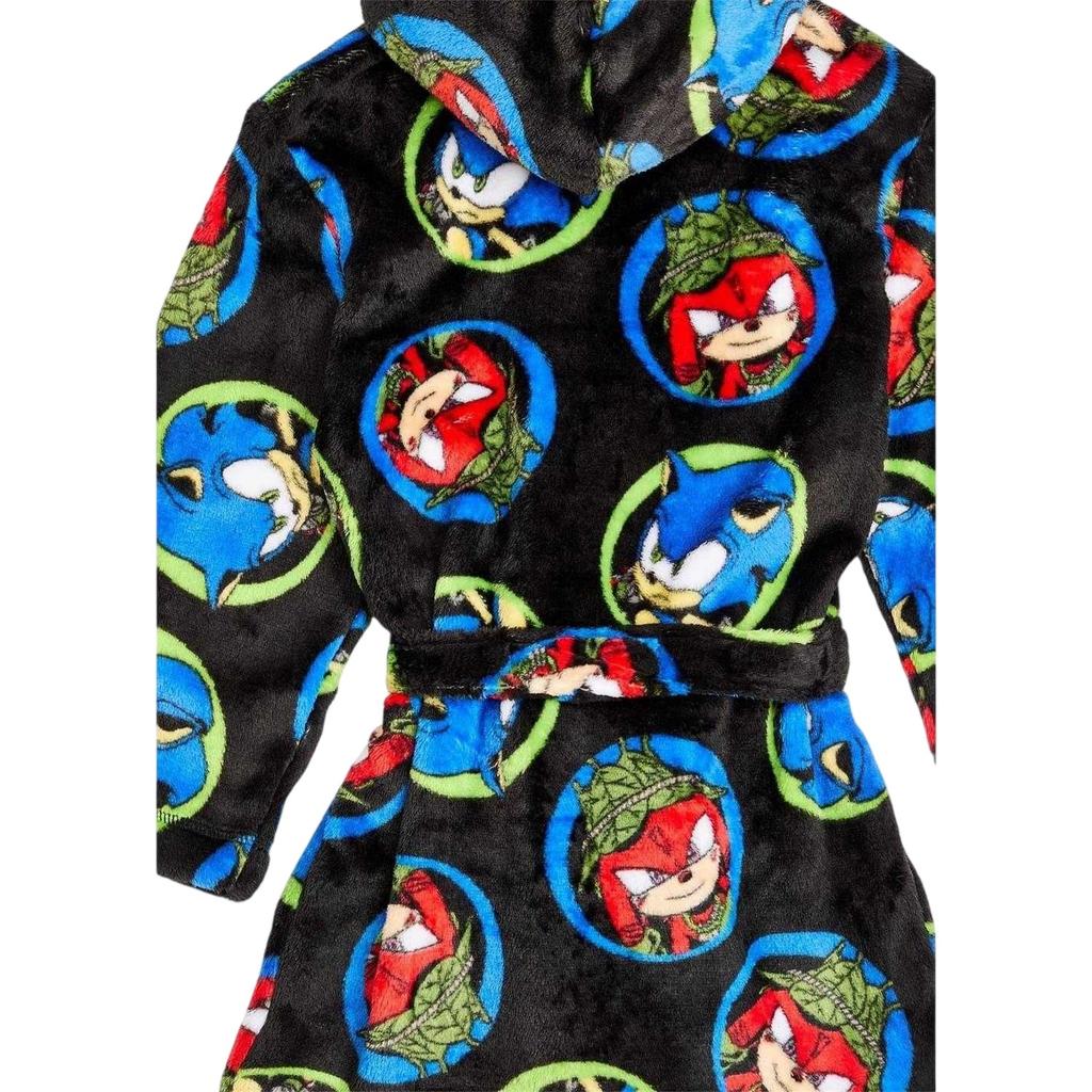 Sonic The Hedgehog Childrens/Kids Knuckles Fleece Robe
