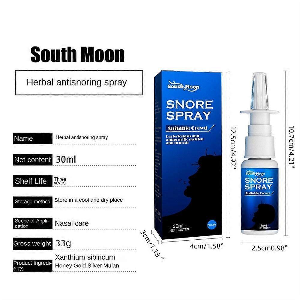 SouthMoon Herbal Anti-snoring Spray Snore Stop Spray Snoring Artifact Soothing