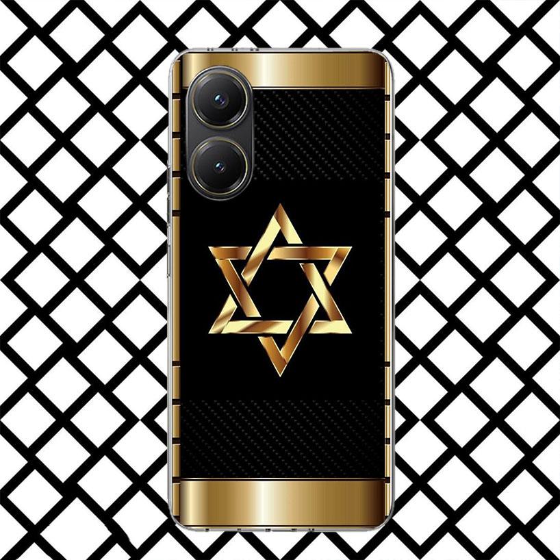 David Jewish Star Symbol Phone Case for Xiaomi Poco F7 Ultra X7 X6 X5 Pro X4 Gt M8 M7 Redmi 15 15C 13 13C 12 12C Soft Cover Fund