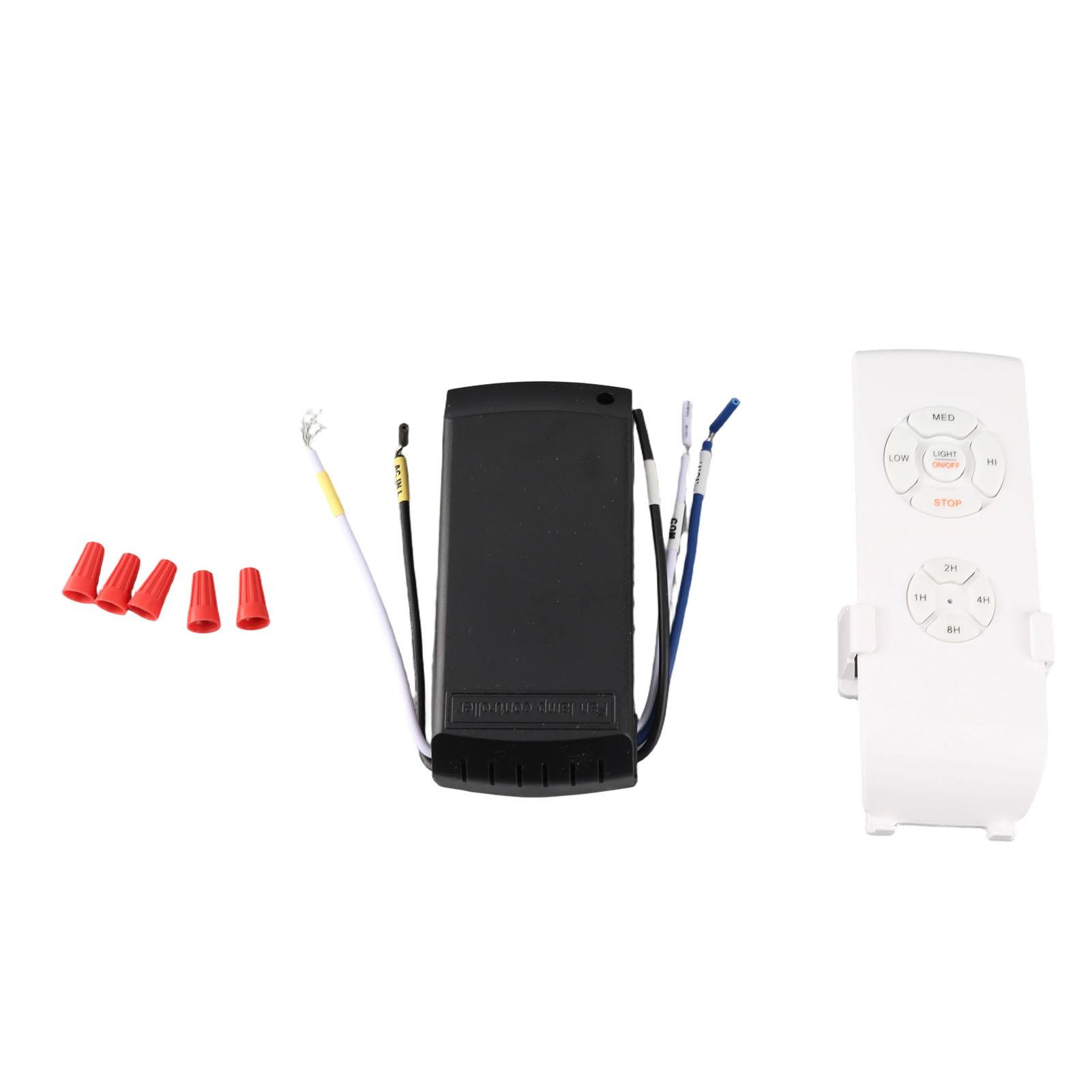 Ceiling Fan Remote Control Kit Smart Universal Ceiling Fan Light Remote For Hunter Fit For Harbor Breeze белый