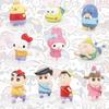 Cute Crayon Shin-chan Sanrio Collaboration Figures Pvc Blind Box Gashapon Collectibles