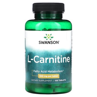 L-Carnitine, 500Mg, 100 Tablets