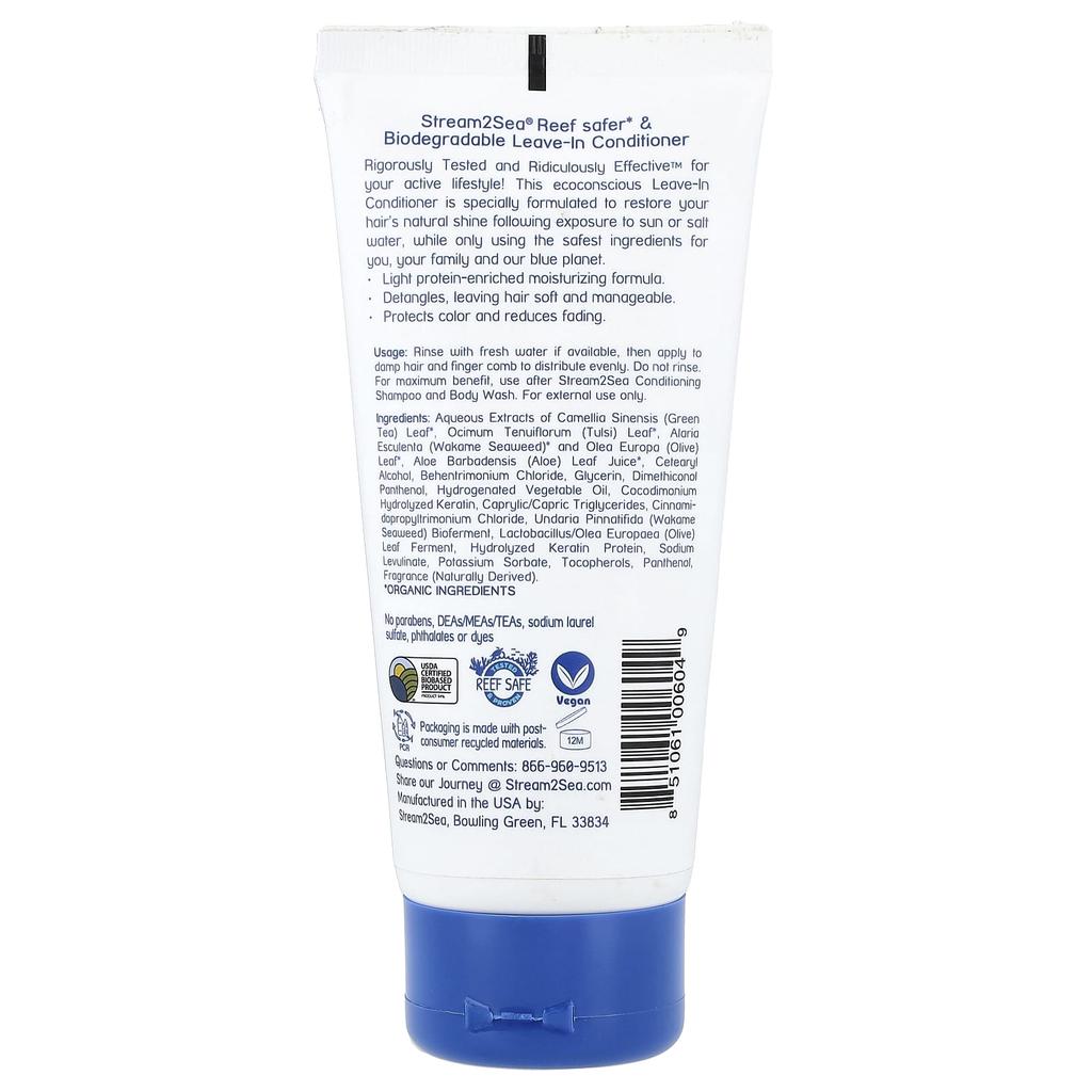 Stream2Sea, Leave-In Conditioner, 180Ml(6Fl Oz)