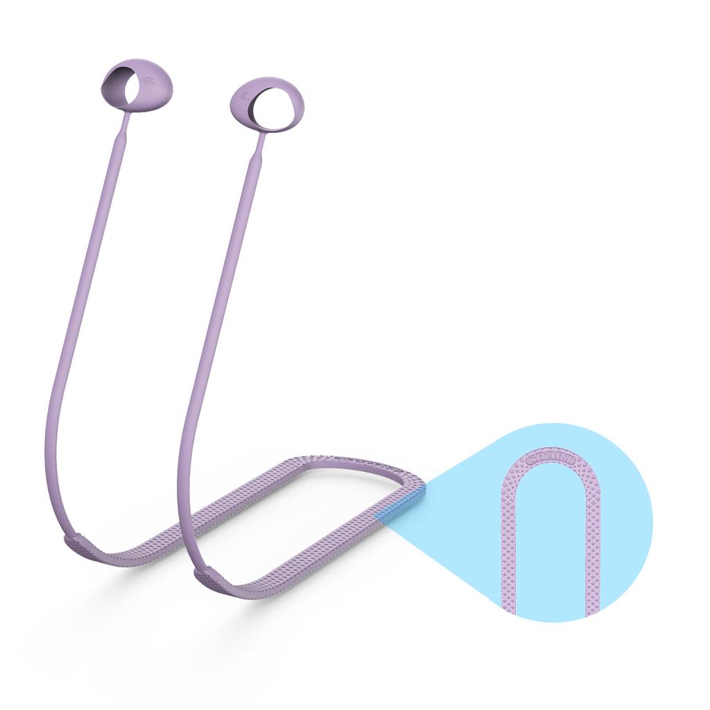 Earphone Hanging Neck Lanyard Silicone Anti-Lost Strap for -Galaxy Buds 2
