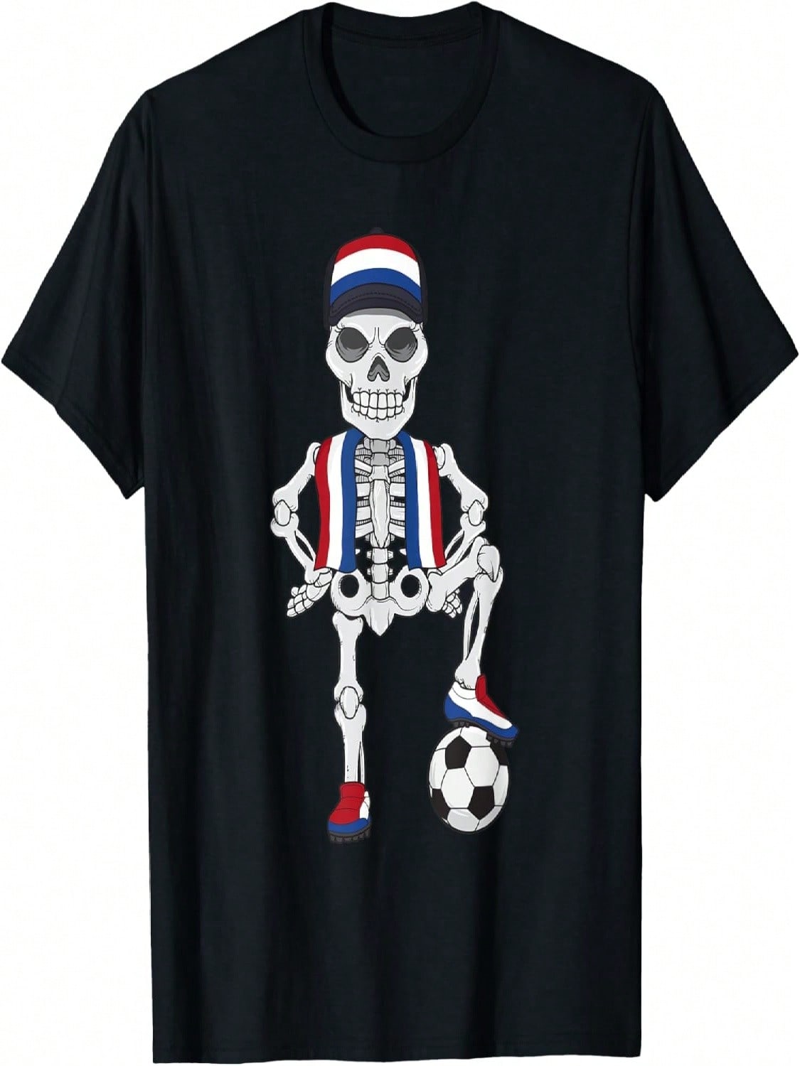 Gift For Dutch Football Team Skeleton Fan Team T-Shirt S разноцветный
