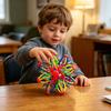 Magic Telescopic Ball for Kids Adults Expandable Deformable Sensory Fidget Ball Colorful Plastic Hand Exercise And Anxiety Relief