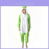 Pijama Infantil de Personagem Yoshi Peça Única com Tecido de Poliéster para Cosplay de Halloween