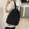 Solid Color Backpack Female Schoolbag Female Student Backpack Male