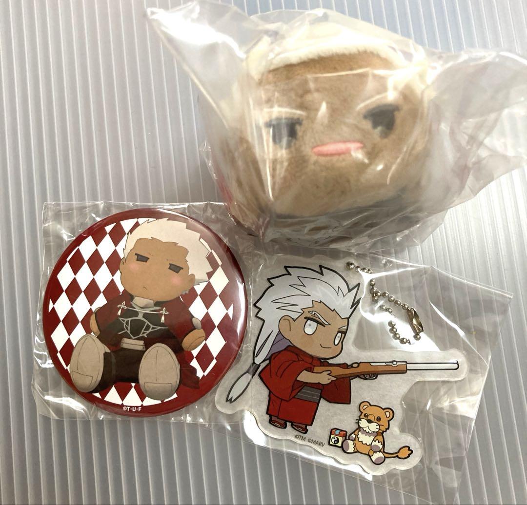 

[USED] FGO Emiya Mochi Mochi Mascot Acrylic Keychain Can Badge