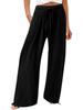 Bohemian Solid Color Drawstring Beach Pants - New Loose Casual Trousers