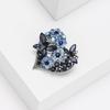 Beautiful Rhinestone Love Heart Brooches For Women Romantic Butterfly Flower Love Brooch Pins Wedding Party Jewelry Couple Gifts