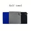 [Perfect Golf Club Cleaning Towel] 1pc Premium Waffle Pattern Golf Towel With Hook - Perfect For Cleaning Golf Clubs And Keeping Them In Top Condition