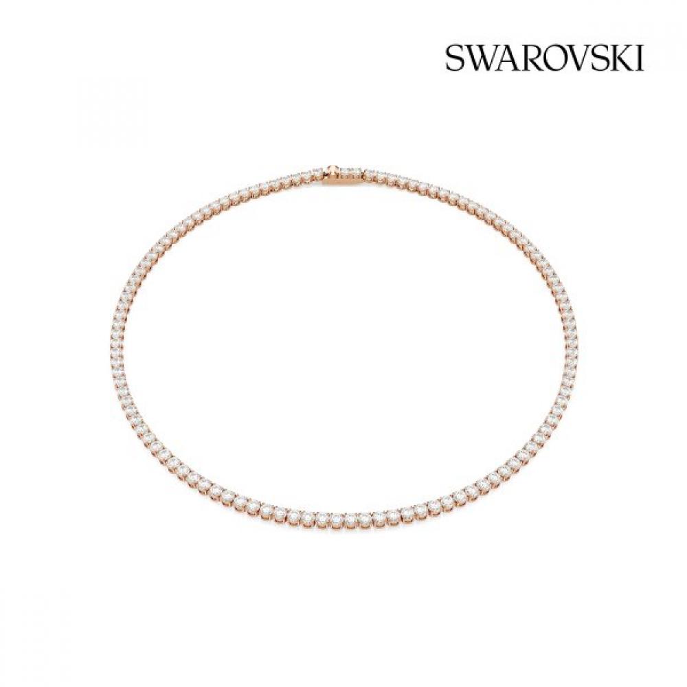 Swarovski Necklace Women Rose Gold Tone 5764194