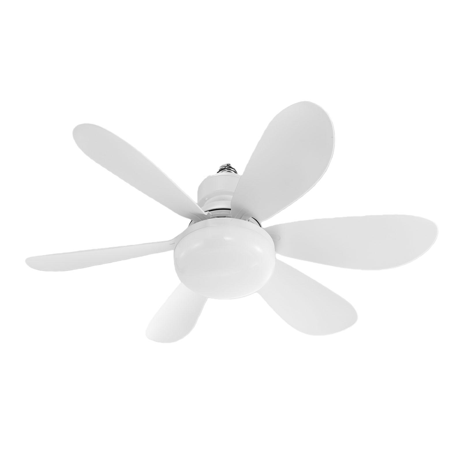 

E27 Ceiling Fan Light 3 Wind Speed Dimmable LED Ceiling Fan with Remote Control for Bedroom Kitchen Dining Room