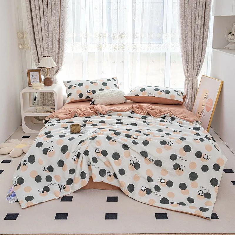 Summer New Bubble Cotton Summer Blanket Cool Silk Summer Quilt Airable Cover
