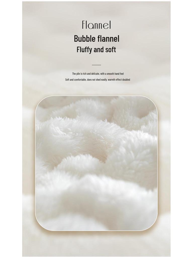 Bubble Rabbit Superweiche Flanelldecke - Nickerchen-/Sofadecke