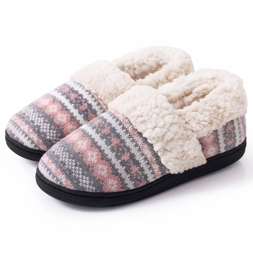 Fashion Shevalues Fuzzy Memory Foam Slippers For Women Winter Fluffy Furry House Slippers Indoor Non-slip Unisex Cotton Shoes Plus Size
