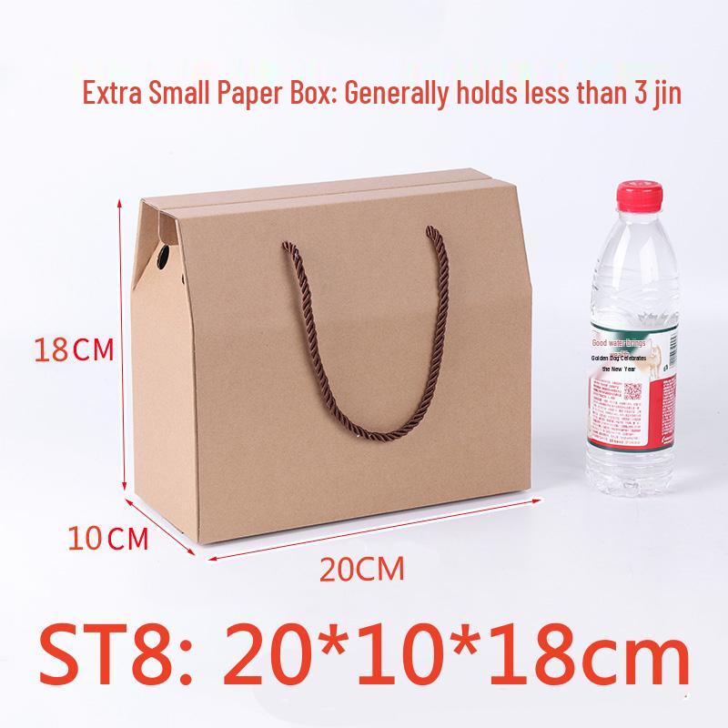 In-Stock Thick Kraft Corrugated Cardboard Box for Fruits, Eggs, and Gifts