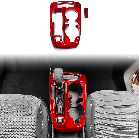 

YOUTOOCAR 2PCS Gear Shift Panel Trim Covers Compatible with Chevy Trax 2024-2026 Accessories (Red) красный