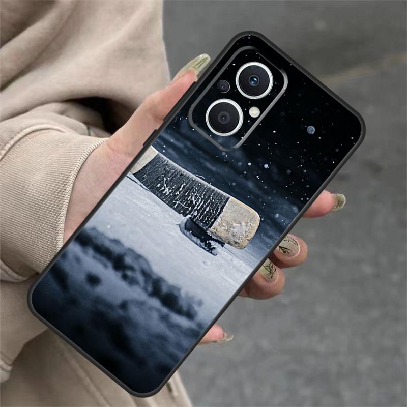 Play Ice Hockey Case For OPPO Reno 7 8 Lite 10 11 12 13 14 Pro 8T 12F 13F 14F OPPO Find X8 X6 X9 Pro Cover