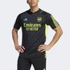 Adidas Arsenal Tiro 23 Training Jersey Color Block Short Sleeve Football Shirt Men Tops Black HZ2181