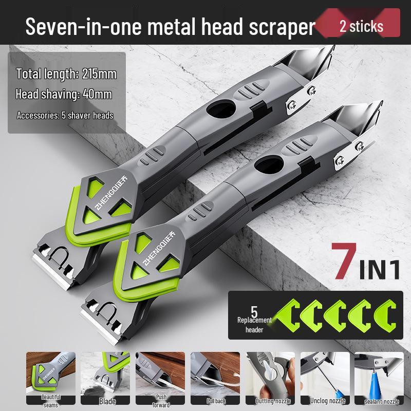 Multifunctional Caulk and Glue Scraper Spatula for Seam Filling and Cleaning