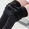 Women's Korean-Style Fleece-Lined Autumn/Winter Leggings - Thick, Versatile Nine-Point Pants
