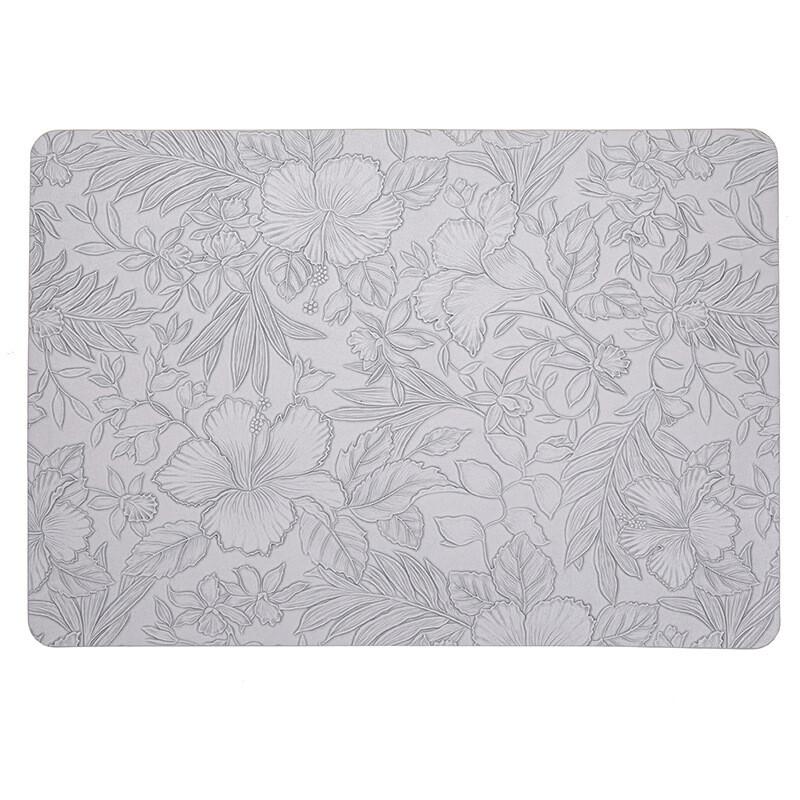 43x30cm PVC Leather Table Mat Pad Waterproof and Oil-resistant Placemats Coaster Non-slip Pad Dishes Dining Table Mat Decor