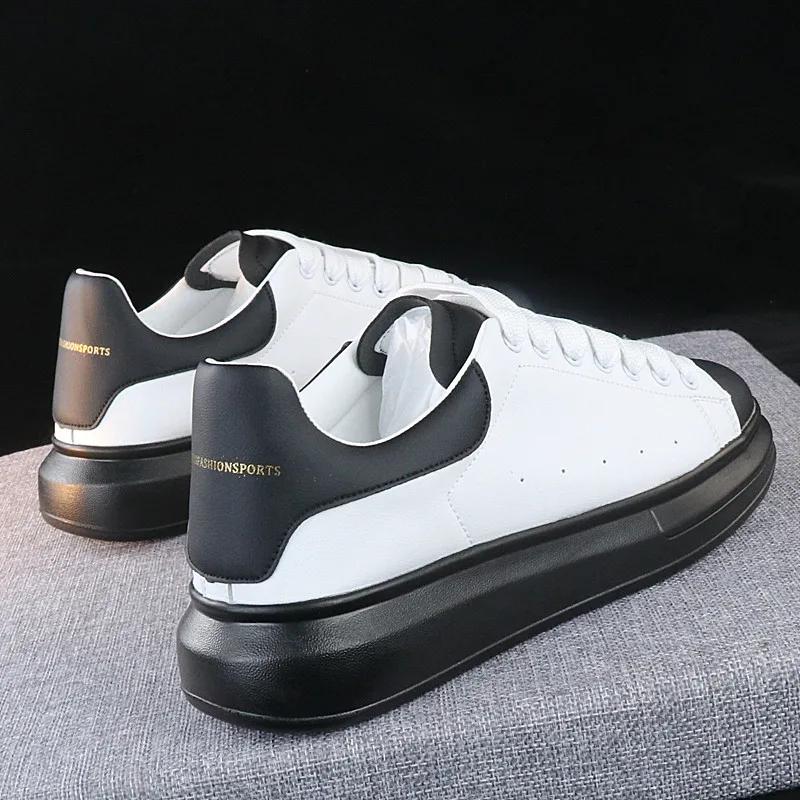 Luksus Originalt Merkedesign Dame Herre Sneakers Gratis Frakt Kampanje Mote Bokstavtrykk Hvite Brettsko Fritids Tenni