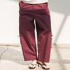 EDENIK String Wide Pants_Dark Navy