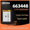 EEMB A-Grade 663448 1050mAh 3.7V Polymer Lithium Battery
