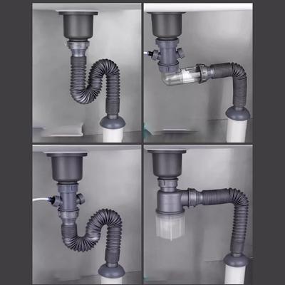 Kolay Kurulum Özelliklerine Sahip Mutfak Evyesi Giderleri için Esnek Bağlantı Hortumu