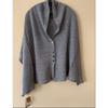 Used New with tags ICHI linen cape, outerwear, bolero, stole, cardigan, ICHI