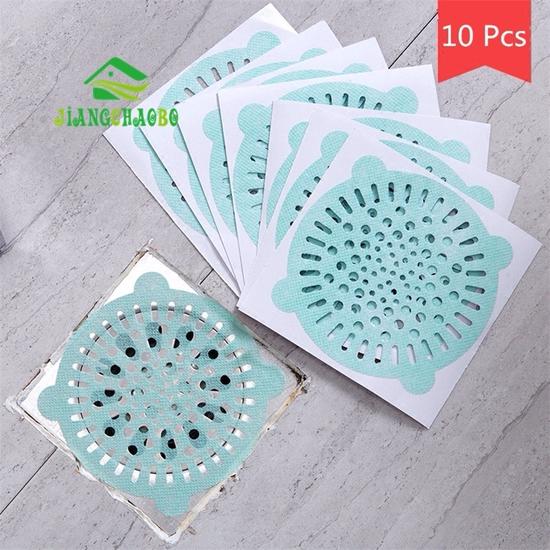 10ks / šarže Jednorázový vlasový protiblokovací drenážní filtr Bazénový koupelnový kanalizační filtr