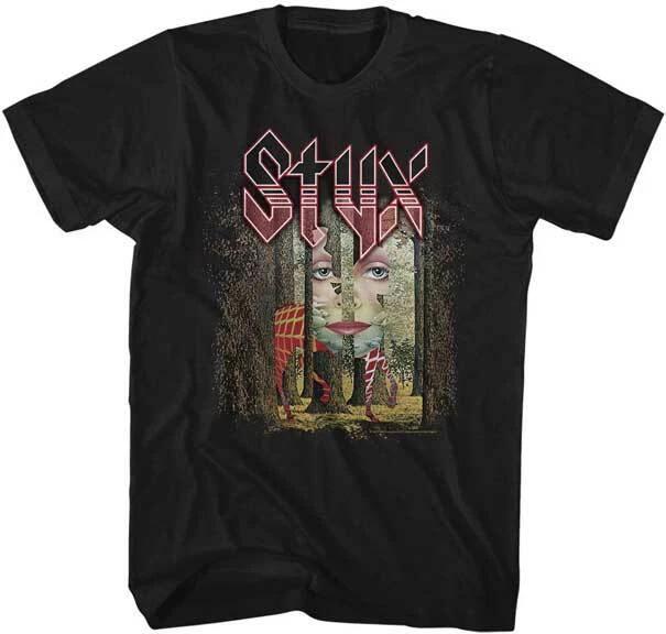 Styx The Grand Illusion Album Cover 1977 Men s T Shirt Rock Music Merch M